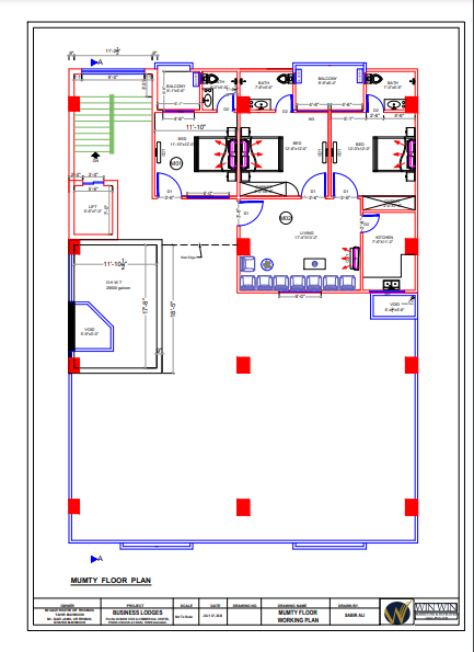 Business Lodges Mumty Floor Plan
