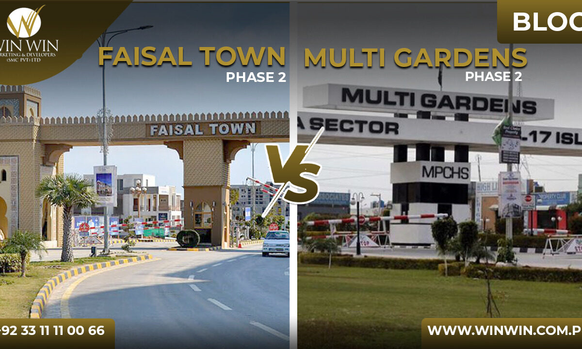 Faisal Town Phase 2 vs. Multi Gardens Phase 2